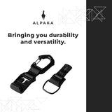 ALPAKA HUB Carabiner - Versatile Pouch, Quick Release Keychain - Magnetic Latch, Key Clip - Attach to ALPAKA Sling Bag, Belt Loops, and More