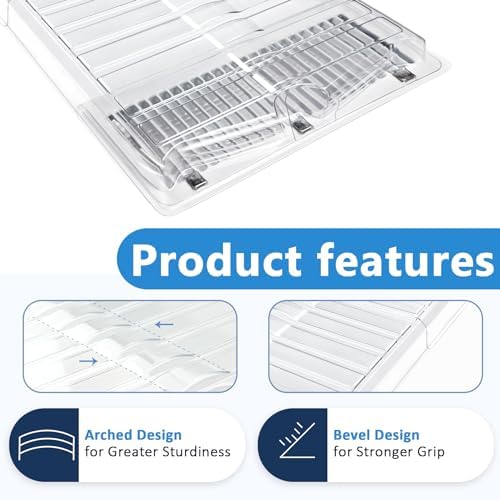 Air Vent Extender for Under Furniture, Floor Vent Deflector for Floor Register Up to 12" Wide, Extends from 17"-33" (2PCS)