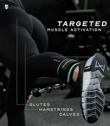 Gymreapers Ankle Straps (Pair) For Cable Machine Kickbacks, Glute Workouts, Lower Body Exercises - Adjustable Leg Straps with Neoprene Padding