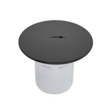 Sandy Beach Replacement Shower Waste Trap Cover, Black, 90mm Hole/115mm Cover, Fast Flow, ABS Plastic