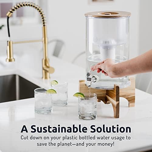 PH001 - Black Alkaline Water Filter – Replacement Filters for All Invigorated Water Pitcher & Dispenser Filtration Systems – BPA-Free, Removes Chlorine, Heavy Metals – 95 Gallons per Filter (3-Pack)