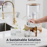 PH001 - Black Alkaline Water Filter – Replacement Filters for All Invigorated Water Pitcher & Dispenser Filtration Systems – BPA-Free, Removes Chlorine, Heavy Metals – 95 Gallons per Filter (3-Pack)