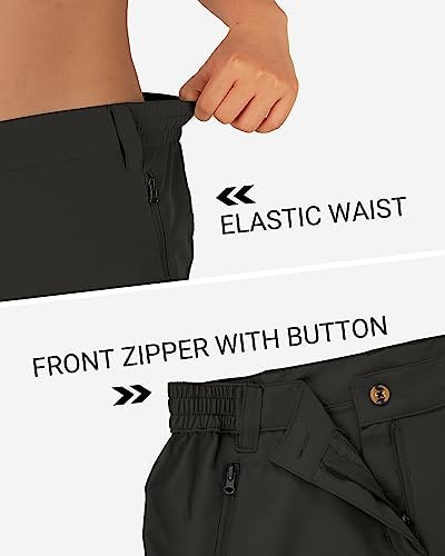 Outdoor Ventures Women's Hiking Shorts Stretch Lightweight Golf Shorts Quick Dry UPF 50+ 5 inch Cargo Short for Camping