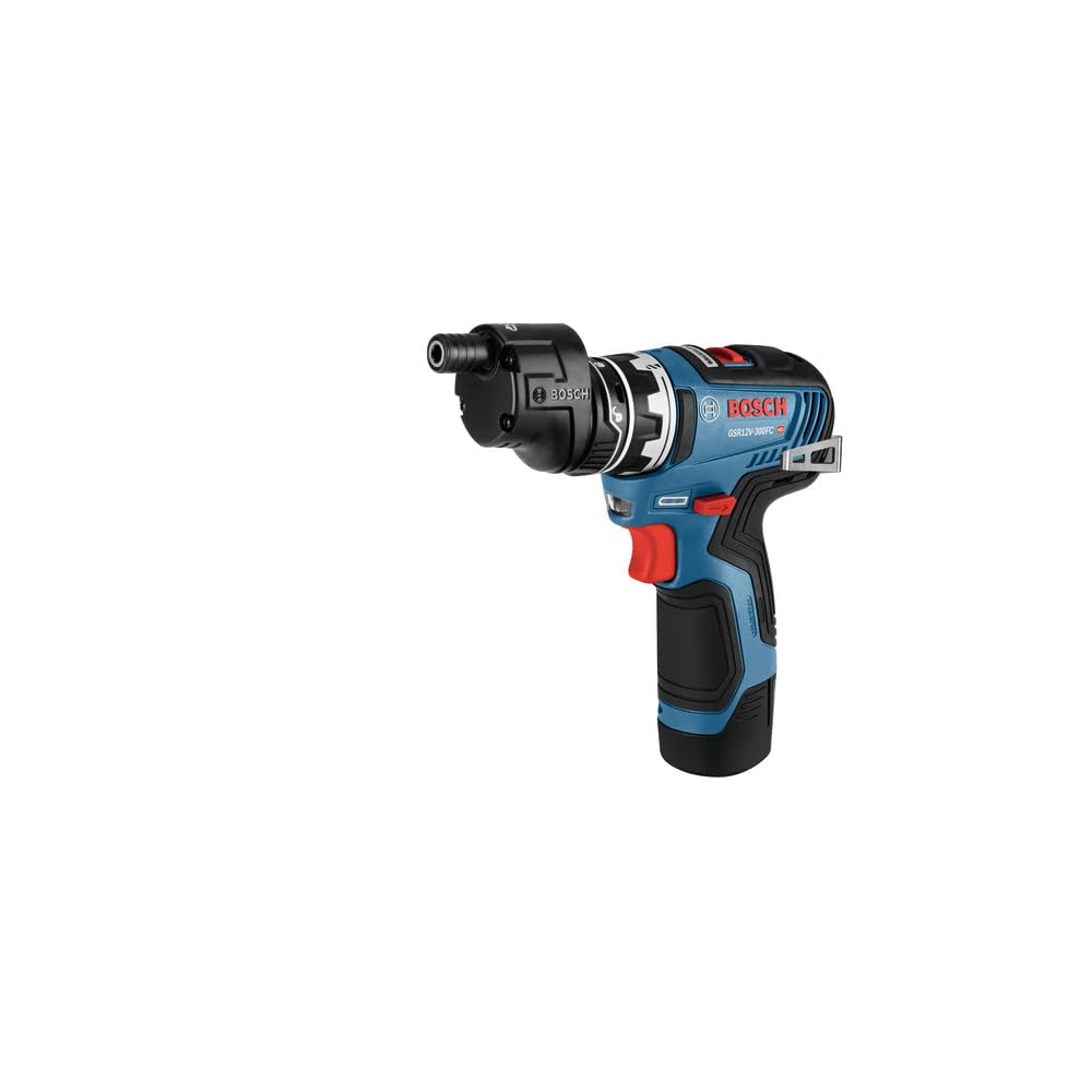BOSCH GSR12V-300FCB22 12V Max Drill/Driver with 5-In-1 FlexiClick System with (2) 2.0 Ah Batteries