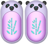 Hand Warmers Rechargeable 2 Pack, 6000mAh Electric Hand Warmer Reusable, 20Hrs Long Heating, Portable Pocket Heater Handwarmer for Women Men, Outdoor Camping, Hunting Gear