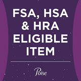 Poise Overnight Incontinence & Postpartum Pads for Bladder Leaks, 8 Drop Extra Coverage, 72 Count (2 Packs of 36), Packaging May Vary