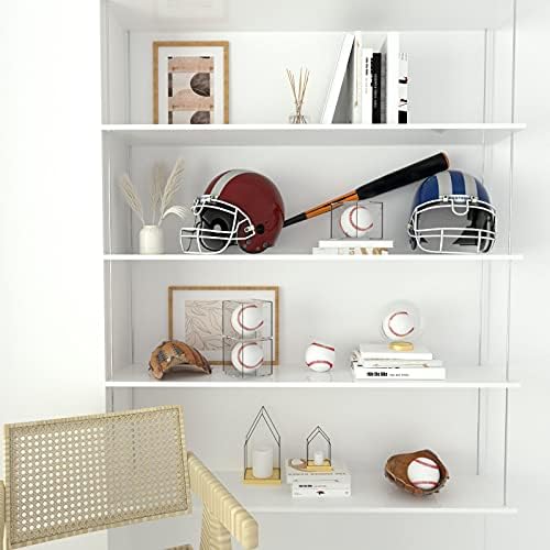 8 Pack Baseball Display Case, UV Protected Acrylic Boxes for Display,Clear Display Case Baseball Cube Memorabilia Showcase Autograph Ball Protector