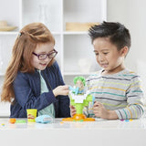 Play-Doh Buzz 'n Cut Fuzzy Pumper Barber Shop Set, Electric Buzzer, 5 Colors of 2-Ounce Cans, Preschool Toys, Christmas Gifts Girls & Boys, Ages 3+ (Amazon Exclusive)