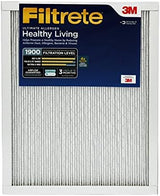 Filtrete 20x24x1 AC Furnace Air Filter, MERV 13, MPR 1900, Premium Allergen, Bacteria & Virus Filter, 3-Month Pleated 1-Inch Electrostatic Air Cleaning Filter, 6-Pack (Actual Size 19.81x23.81x0.78 in)