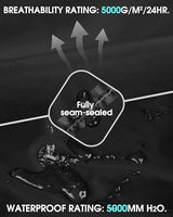 33,000ft Packable Rain Pants for Women Waterproof Pants Lightweight Rain Over Pants Outdoor Windproof Pant for Golf Hiking