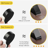 fowong Air Conditioner Window Seal 1 Inch X 1 Inch, Thick AC Weather Stripping High Resilience Foam Sealing Tape Adhesive AC Window Seal Kit 6.5ft Long (6.5ft x 4 Rolls, Black)