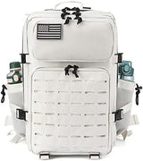 QT&QY 25L/35L/45L Military Tactical Backpack For Men Molle Daypack 3 Day Bug Out Bag Hiking Rucksack With Bottle Holder