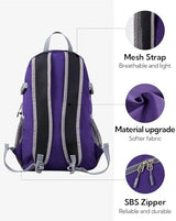 WATERFLY Small Lightweight Packable Backpack: 20l Ultra Light Foldable Travel Hiking Camping Daypack Day Pack for Man Woman