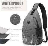 Crossbody Bags for Women Men Trendy Sling Bag Bakpack Casual Chest Bag with Convertible Shoulder Strap