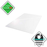 Floortex Cleartex Ultimat Polycarbonate Chair Mat for High Pile Carpets, 60 X 48, Clear
