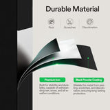 VIVOSUN Outdoor Handrail, 4 Step Stair Handrail, 54" x 36" Fits 1 to 4 Steps, Wrought Mattle Iron Handrail for Concrete Steps, Porch Steps, One-Step Assembly, Black