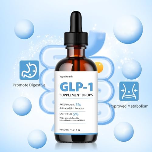 GLP-1 Drops for Men and Women, Fast and Easy to Use,1 Fl Oz