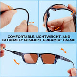 KastKing Huzzah Polarized Sport Sunglasses for Men and Women, Ideal for Driving Fishing Cycling and Running,UV Protection