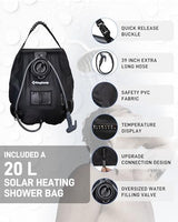 KingCamp Shower Tent, Portable Privacy Tent Outdoor Camping 1/2 Room Toilet Tents with Shower Bag & Dressing Room for Travel Beach Tailgate