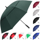 MRTLLOA 54/62/68/72 Inch Automatic Open Golf Umbrella, Extra Large Oversize Double Canopy Vented Windproof Waterproof Stick Umbrellas for Rain