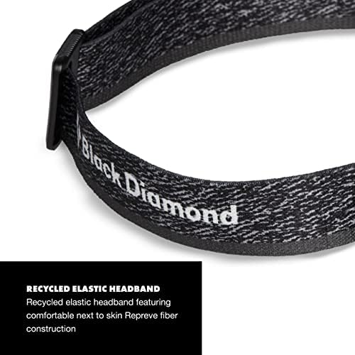 BLACK DIAMOND Astro 300-R Rechargeable LED Headlamp, Dimmable IPX4 Rainproof Headlamp for Camping, Hiking, Running, Work, Travel, Graphite