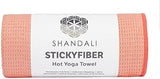 Shandali Hot Yoga Towel - Mat-Sized, Microfiber, Super Absorbent, Anti-Slip, Injury Free, 24" x 72" - Best Bikram Yoga Towel - Exercise, Fitness, Pilates Gear