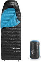 Naturehike Ultralight Down Sleeping Bag, 650FP, 3-4 Season, Adults, 32-42, Waterproof, Compact, Camping, Hiking