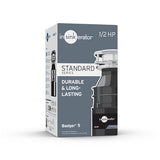 InSinkErator Badger 5 Garbage Disposal, Standard Series 1/2 HP Continuous Feed Food Waste Disposer, Black, Set of 1
