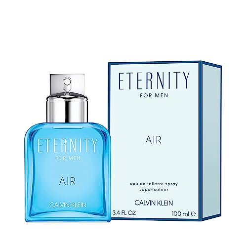 Calvin Klein Eternity Air Eau de Toilette – Men's Aromatic Cologne – With Notes of Mandarin Oil, Lavender Oil, Patchouli Oil & Sea Moss – Luxury Perfumes for Men – Long Lasting Fragrance