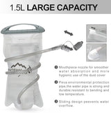 INOXTO Running Hydration Vest Backpack,Lightweight Insulated Pack with 1.5L Water Bladder Bag Daypack for Hiking Trail Running Cycling Race Marathon for Women Men