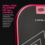 Selkirk Sport SLK Halo Raw Carbon Fiber Pickleball Paddle | Designed in The USA | Choose from The T700 Raw Carbon Fiber Power, The 18k Ultraweave Control, or The Kevlar Linkweave Thermoformed Pro