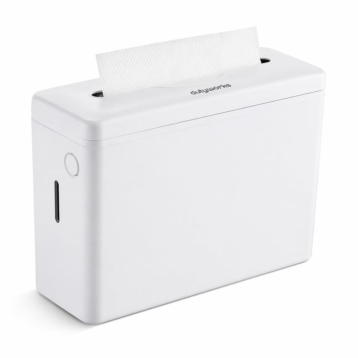 DUTYWORKS Paper Towel Dispenser Countertop, Large Capacity 200 Sheets, Non-Slip Base, Paper Towel Dispenser Compatible with Multifold, Z-Fold Towels, Ideal for Bathroom, Kitchen & Commercial Use
