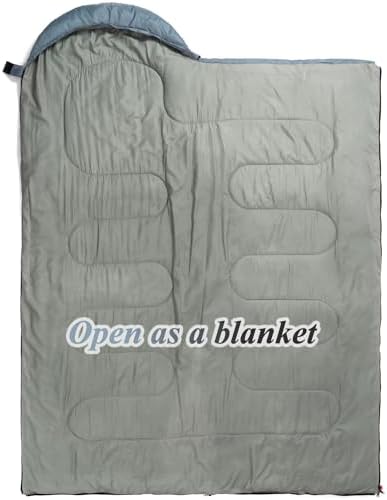 Sleeping Bag - 3 Seasons for Adults Kids Boys Girls Camping Hiking - Warm Cold Weather Lightweight Portable with Compression Bag for Backpacking in Spring, Summer, Fall and Winter