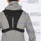 Outdoor Chest Bag For Men and Women, Tactical Vest For Running, Cycling, EDC Chest Pack Rig For Sports and Workouts