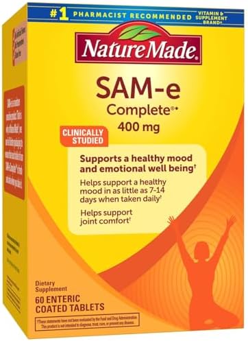Nature Made SAM-e Complete 400 mg - 60 Enteric Coated Tablets