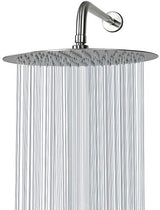NearMoon Rain Shower Head, Ultra-Thin Design-Pressure Boosting, Awesome Some Experience, High Flow Stainless Steel Rainfall Head (12 Inch, Brushed Nickel)