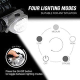 EverBrite 5-Pack LED Headlamp, 4 Lighting Modes, Pivoting Head with Adjustable Headband, Perfect for Running, Camping and Hiking, Batteries Included