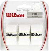 WILSON Sporting Goods Perforated Pro Overgrip (12-Pack), White (WRZ4006WH)