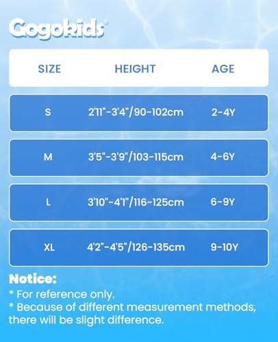 Gogokids Toddler Swim Vest, Kids Floaties – Boys & Girls Buoyancy Jacket, Swimming Aid for Pool & Beach, Fits 2-8 Years / 22-60 lbs