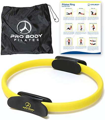 ProBody Pilates Fitness Ring – 14 Inch Pilates Ring for Focusing on Toning Inner Thighs, Arms, and Core