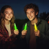 Glow Fever Emergency Safety Military Grade Glow Sticks, 30pcs 6'' Lightsticks, Light Up Ultra Bright with 12 Hours Duration. for Hiking Party Camping Blackouts Hurricane Shelter Survival Kit (Green)