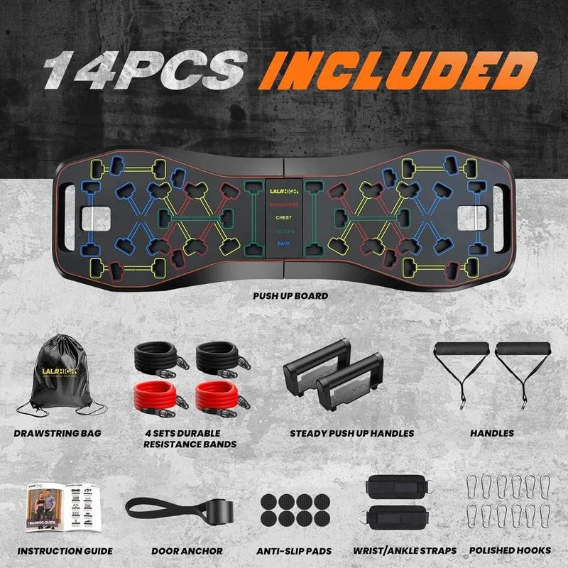 LALAHIGH Emurdyon Portable Home Gym System: Home-Friendly, High-Quality Materials, Versatile Training Options, Perfect for All Fitness Levels，Portable - Specification: 16PCS-Delux Plus