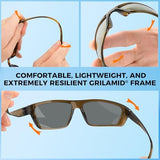 KastKing Huzzah Polarized Sport Sunglasses for Men and Women, Ideal for Driving Fishing Cycling and Running,UV Protection