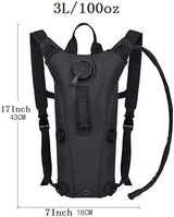 ATBP Tactical Hydration Pack 3L Water Bladder Backpack Lightweight Water Storage Reservoir Bag Daypack for Running Hiking Cycling Biking