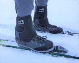 Low Gaiters - Hook & Loop Design for Easy On/Off - Neoprene Leg Gaiters for Hiking, Cross Country Skiing, Yard Work - Comfortable, Snug Fit (Pair)