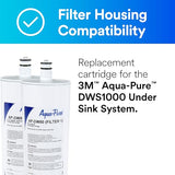 3M Aqua-Pure DW8090 Under Sink Replacement Water Filters AP-DW80/90 for Aqua-Pure AP-DWS1000