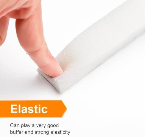 Air Conditioner Foam-2 Rolls, 1 Inch Wide X 1 Inch Thick Total 13 Feet Long, Open Cell Foam Insulation Weather Seal (6.5ft x 2 Rolls)