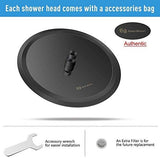 NearMoon Rain Shower Head, Ultra-Thin Design-Pressure Boosting, Awesome Some Experience, High Flow Stainless Steel Rainfall Head (12 Inch, Matte Black)