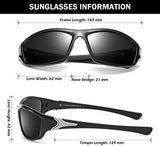 FAGUMA Sports Polarized Sunglasses For Men Cycling Driving Fishing UV400 Protection