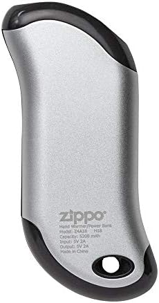 Zippo Silver HeatBank 9s Rechargeable Hand Warmer